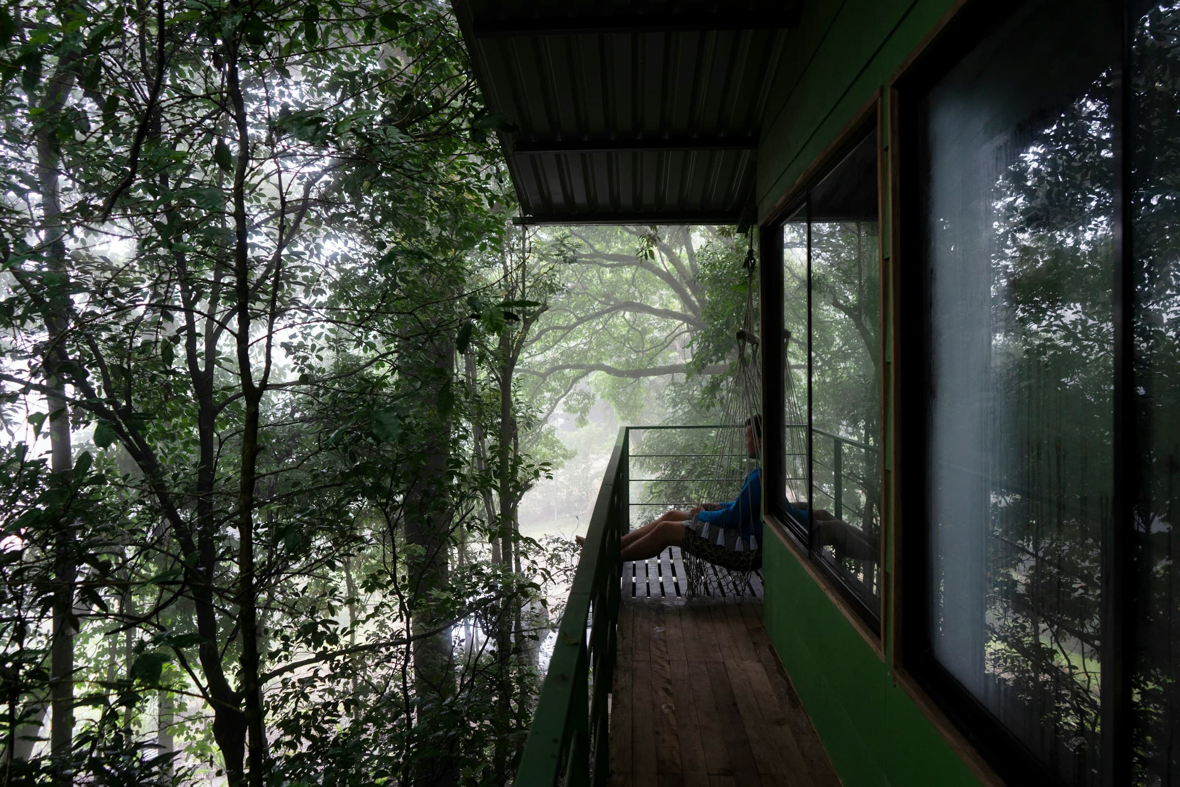 Relaxing outdoors in Costa Rica